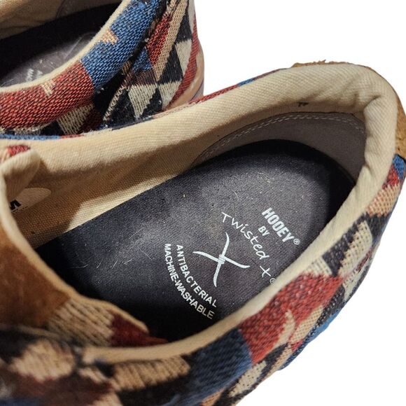 Twisted X Hooey Loper Shoes Mens 9.5 M Colorful MHYC006 Loafer - Picture 13 of 13